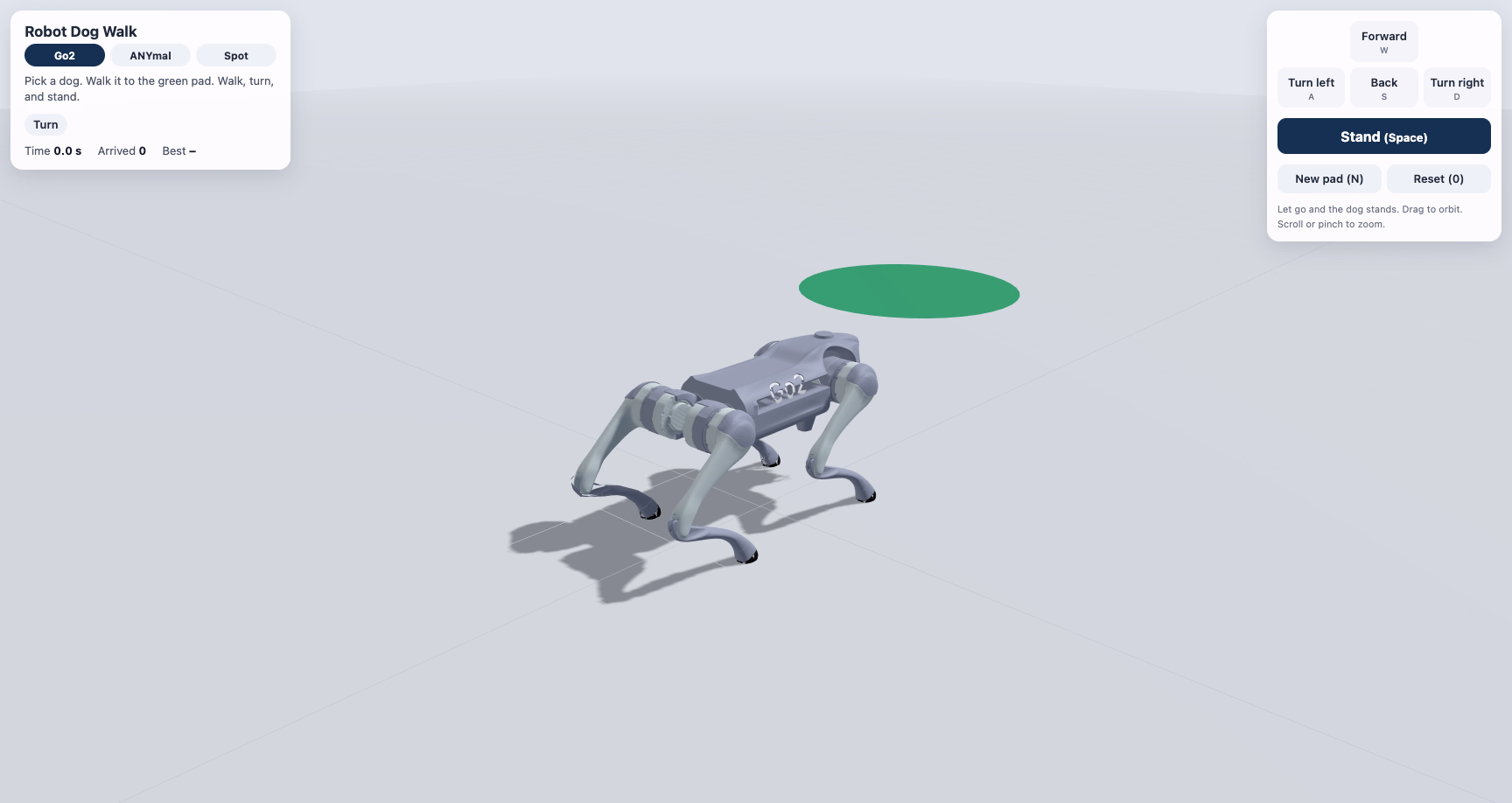 Robot Dog Walk