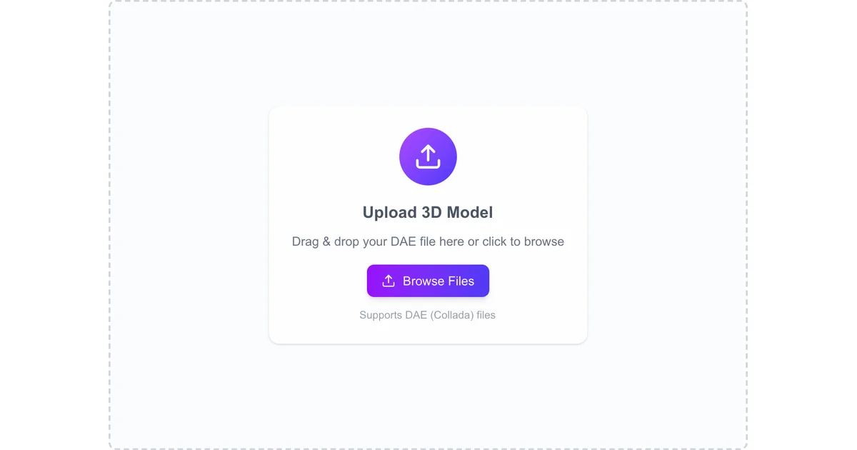 3D DAE Viewer Online - Free Collada Model Viewer