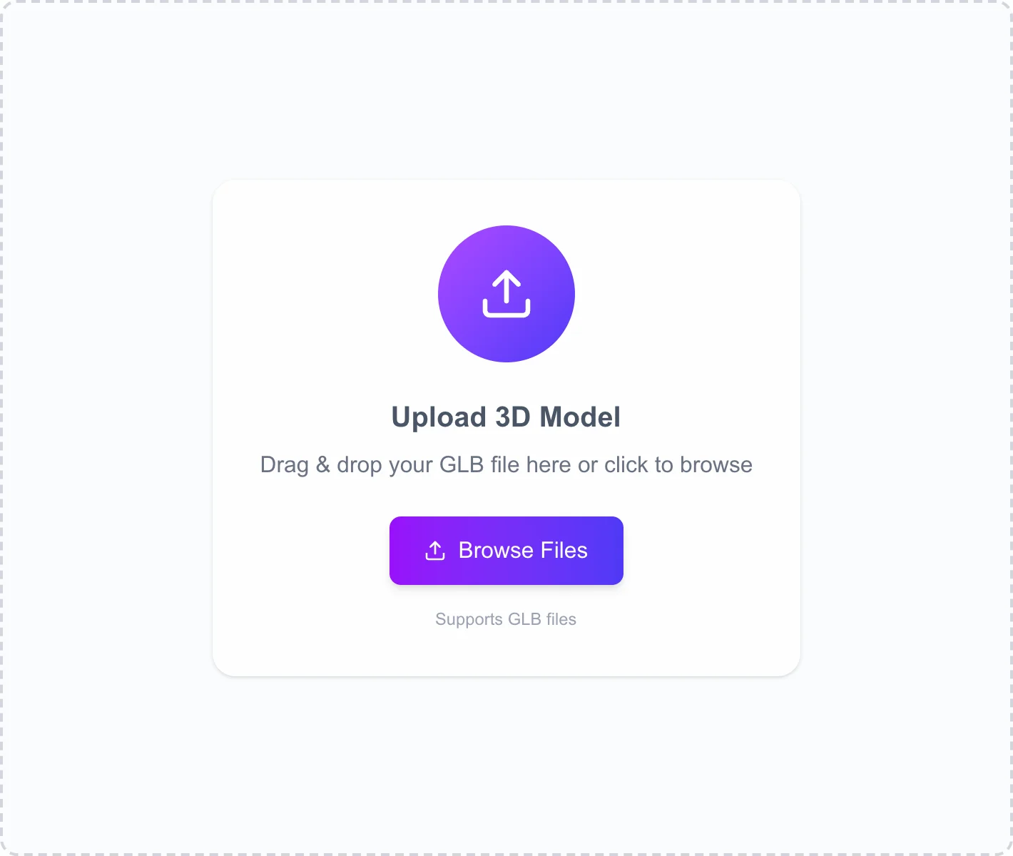 3D GLB-visare Online