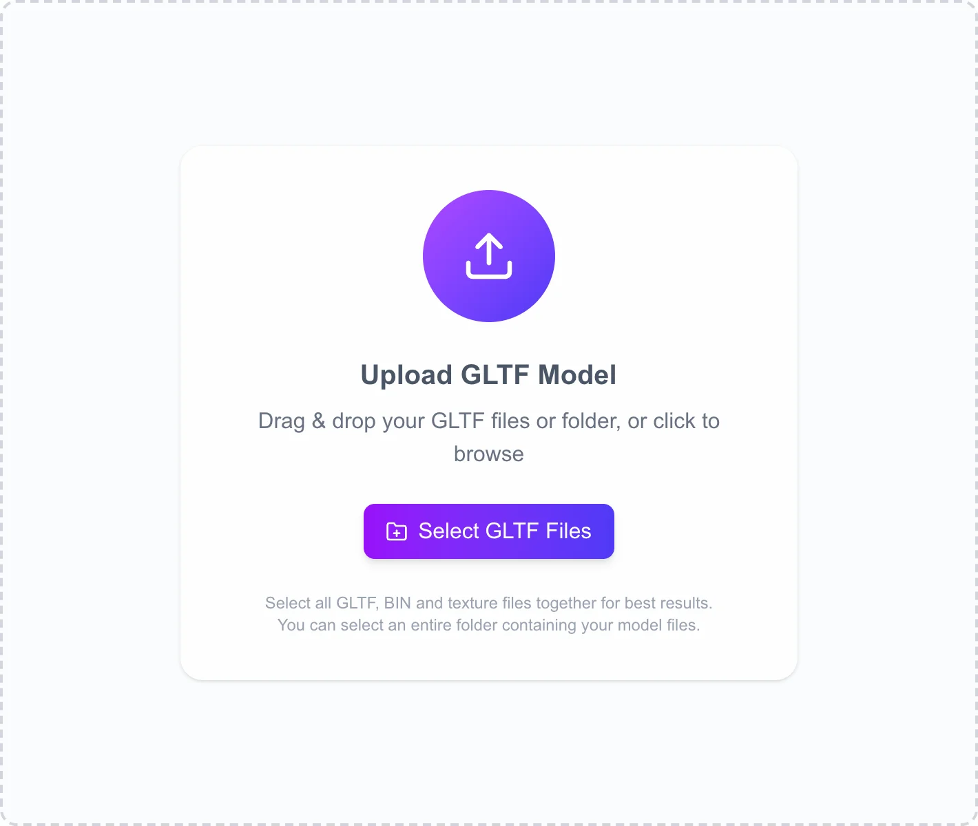 3D GLTF/GLB Viewer