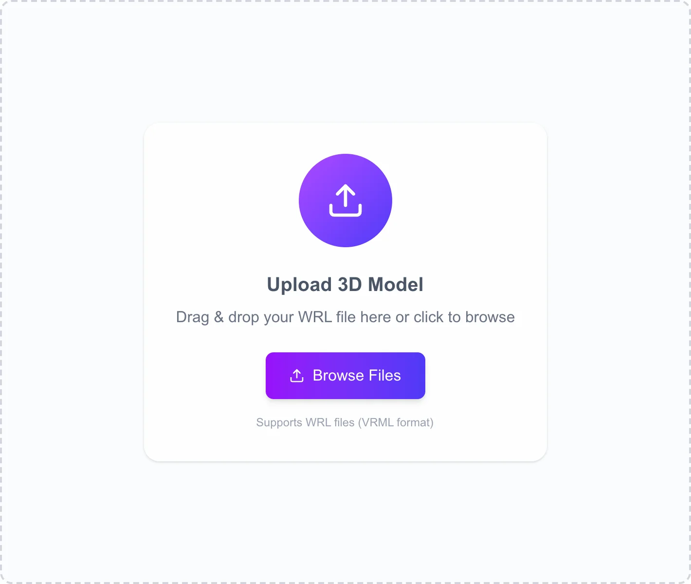 WRL 3D Model Viewer