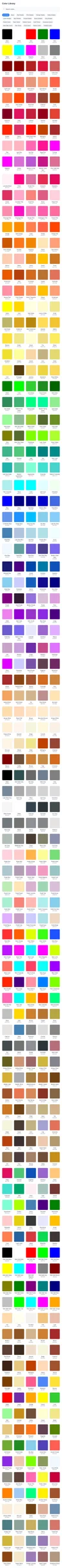 Popular Color Library