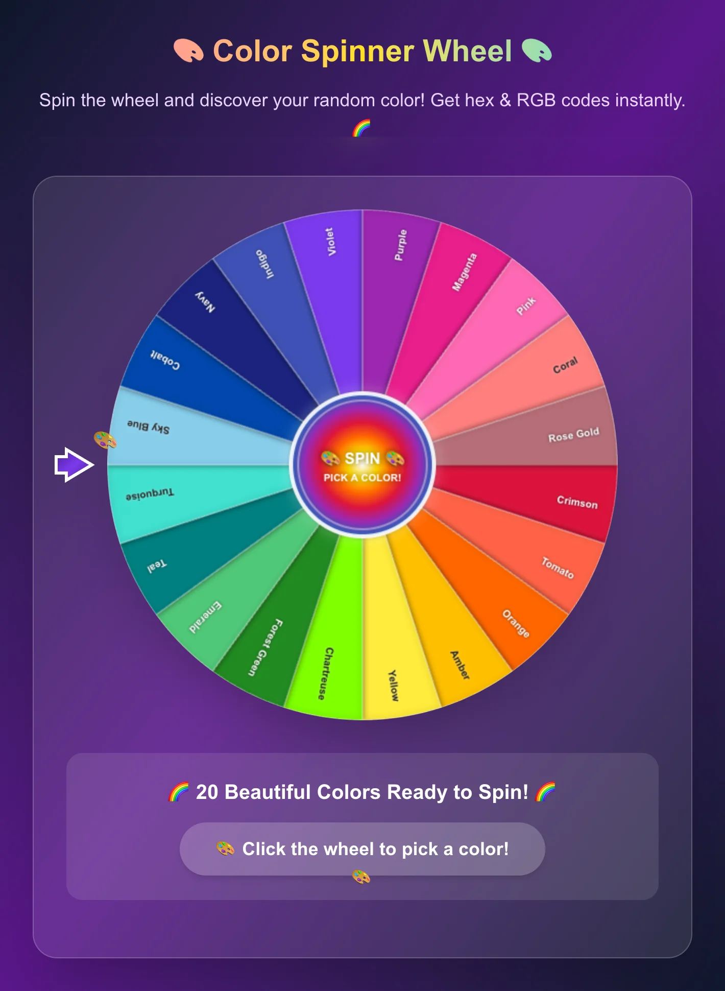Color Spinner Wheel