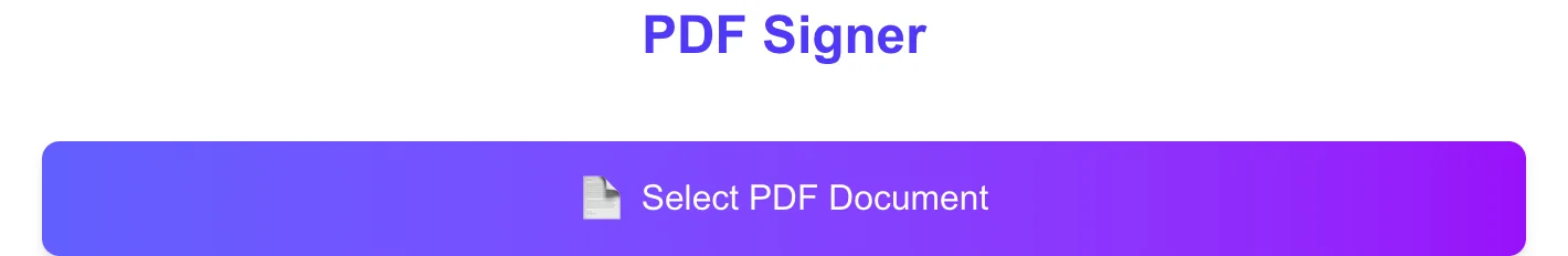 PDF Signer